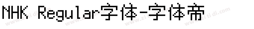 NHK Regular字体字体转换